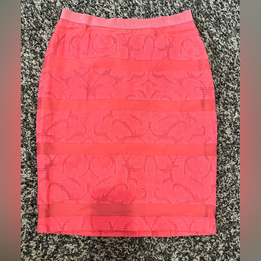 Ann Taylor skirt net Sz 8